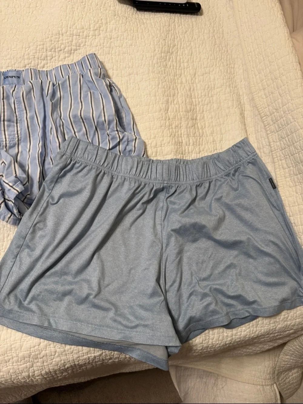 Eddie Bauer & joyspun Light Blue Boxer & Stretch Trunk Set - 2 Pack